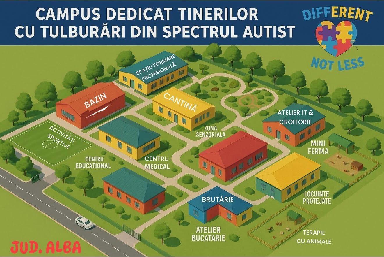Visul Nostru — Un Campus Dedicat Copiilor cu TSA în Județul Alba