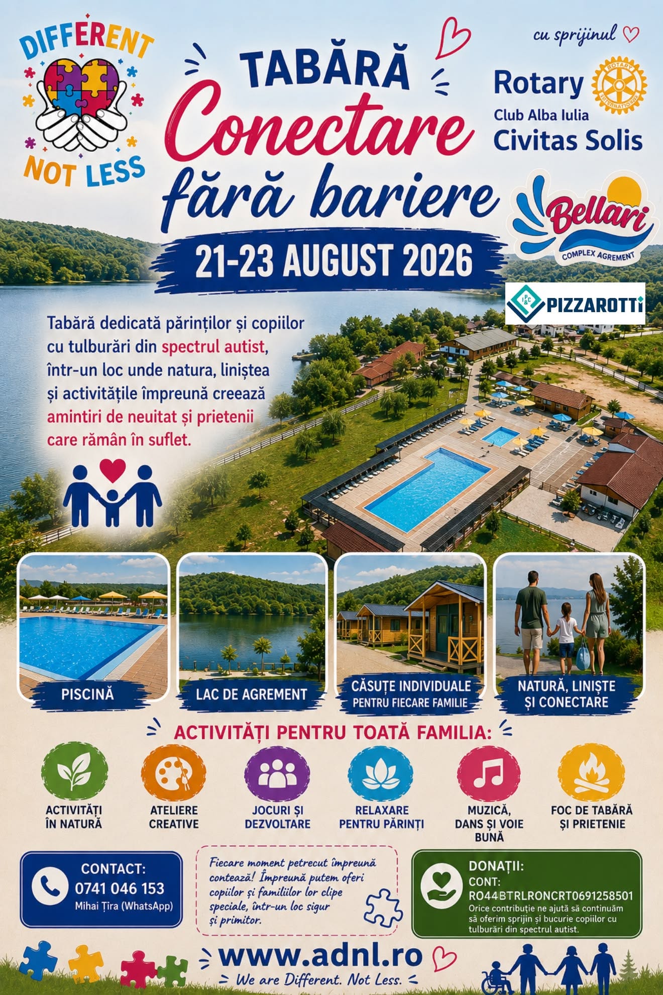 Tabără terapeutică 21-23 august 2026